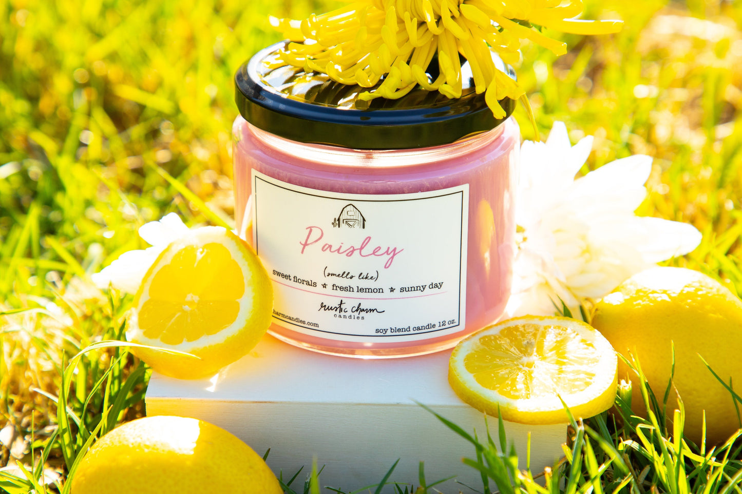 Paisley Candle