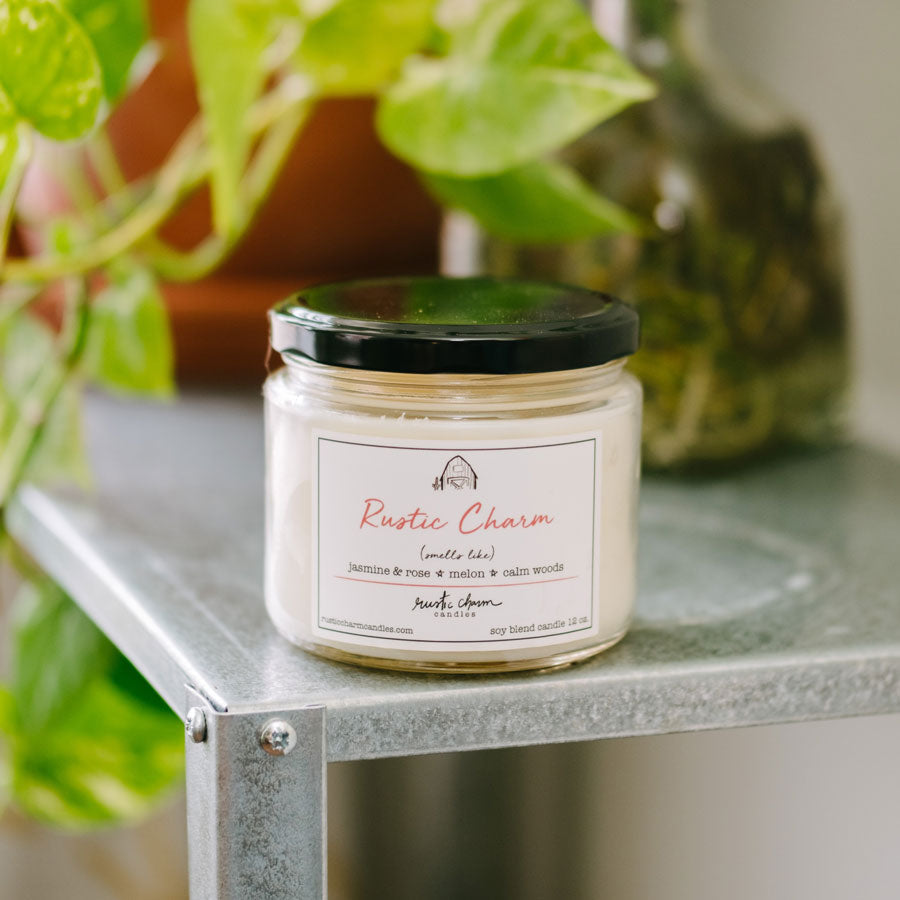 Rustic Charm Candles | 12-oz Scented Candle | Rustic Charm