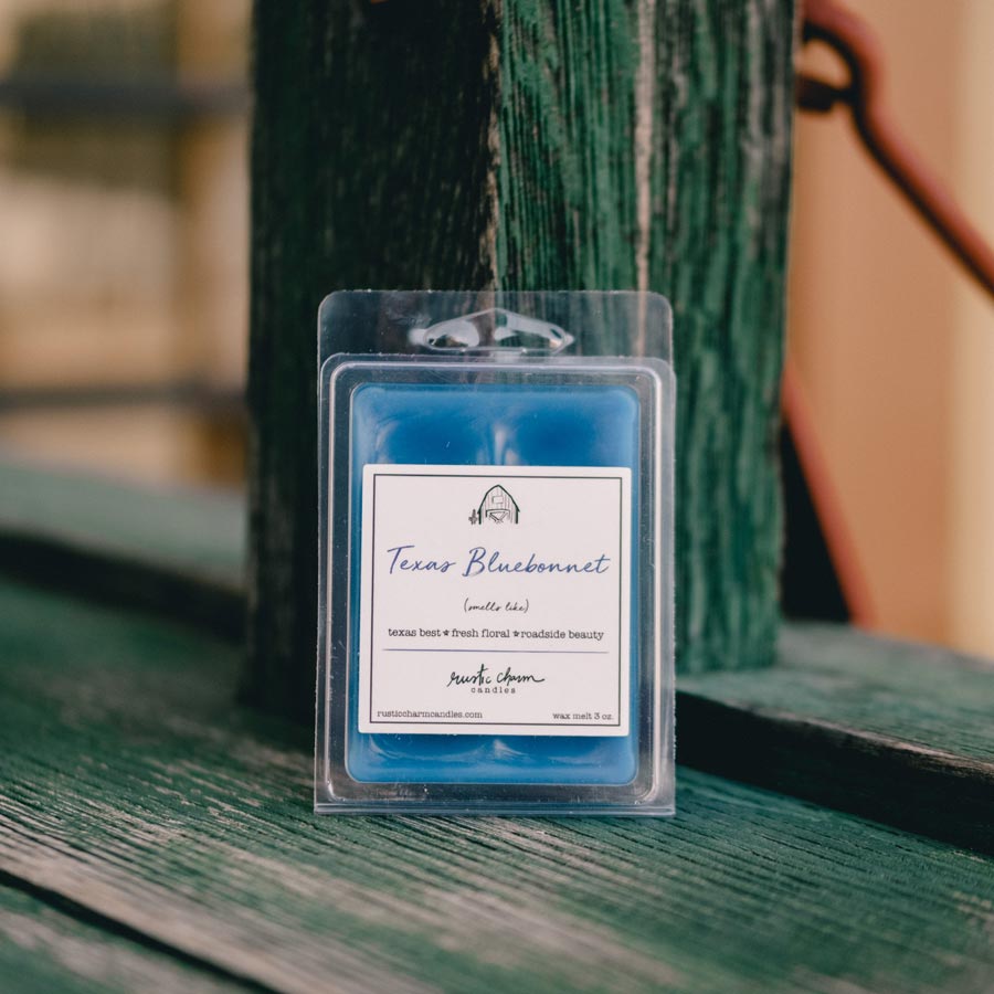 Rustic Charm Candles | Wax Melt | Texas Bluebonnet