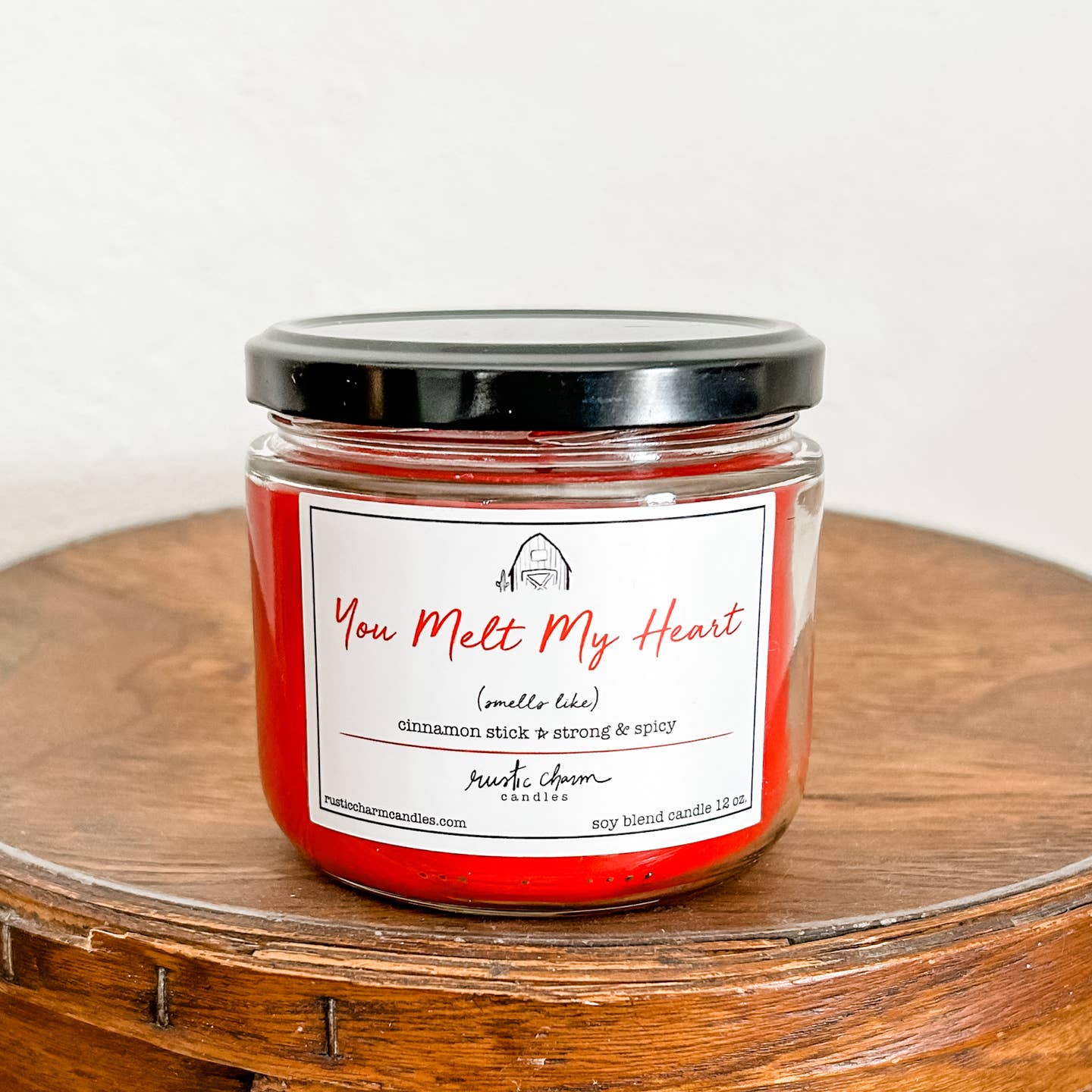"You Melt My Heart" Valentines Candle - Cinnamon