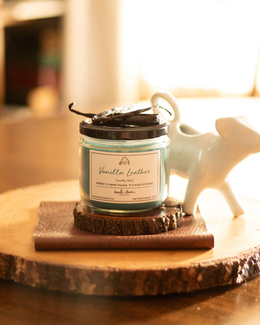 Vanilla Leather Candle