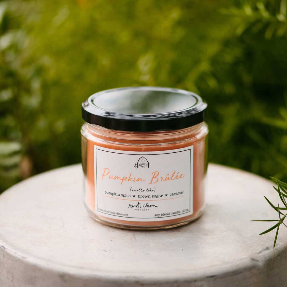 Fall Candle | Pumpkin Brûlée | Rustic Charm Candles