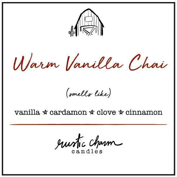 Rustic Charm Candles | Warm Vanilla Chai