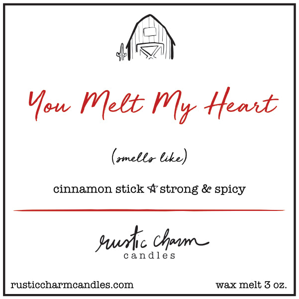 You Melt My Heart (Red Hot Cinnamon) Candle