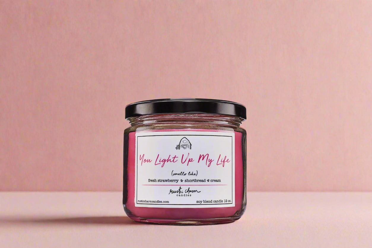 You Light Up My Life (Strawberries & Cream) Candle