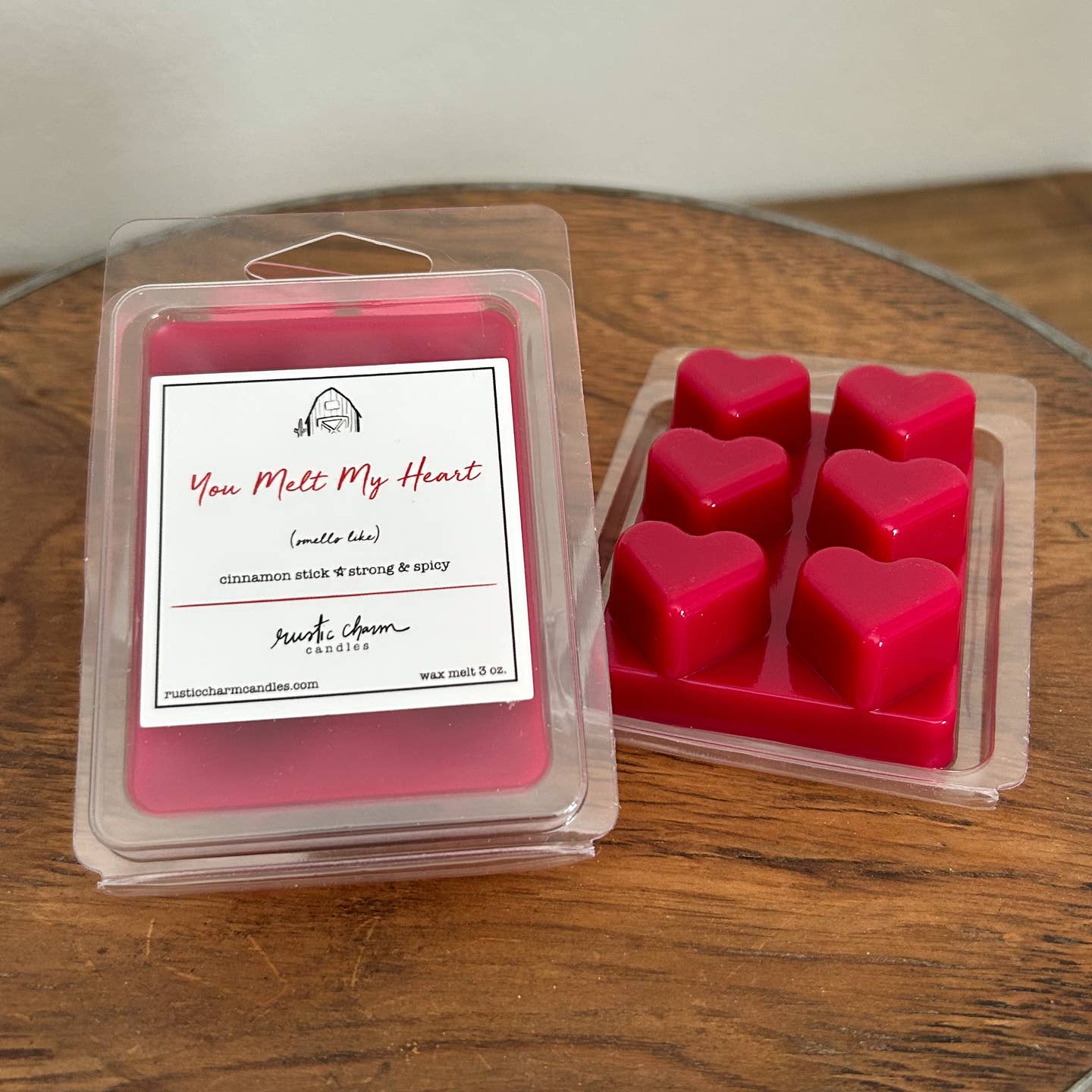 "You Melt My Heart" Valentine's Wax Melt - Cinnamon